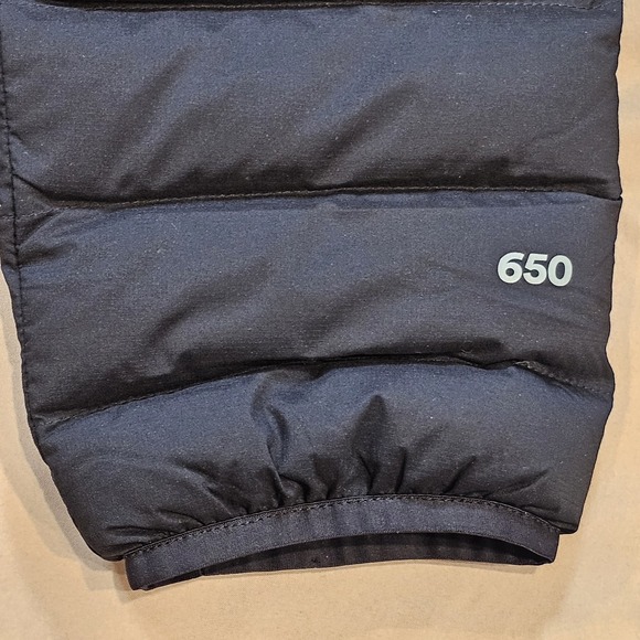 Mountain Hardwear Mens XL Deloro Down Jacket Black Full Zip 650 Fill Embroidered - Picture 10 of 15